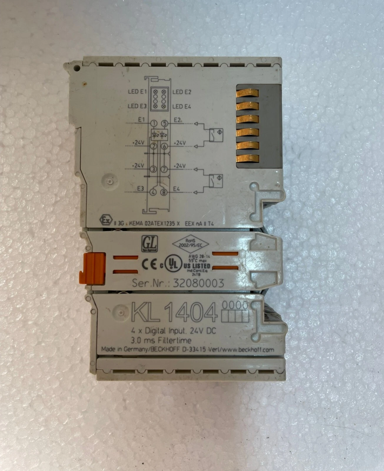 Beckhoff KL1404 Module Lot of 02 Pcs
